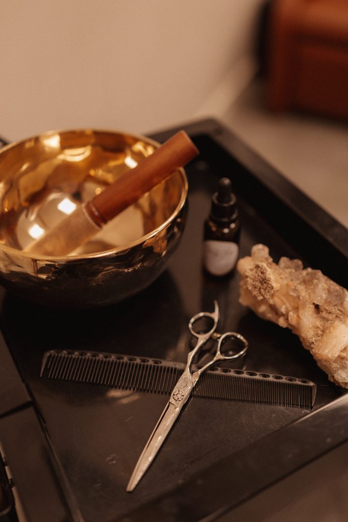 Ipv de 1e foto kapsalon pagina (klankschaal)